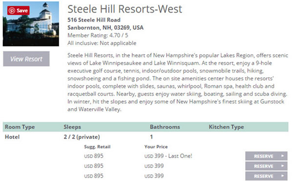 Luxurious discounted condo resort